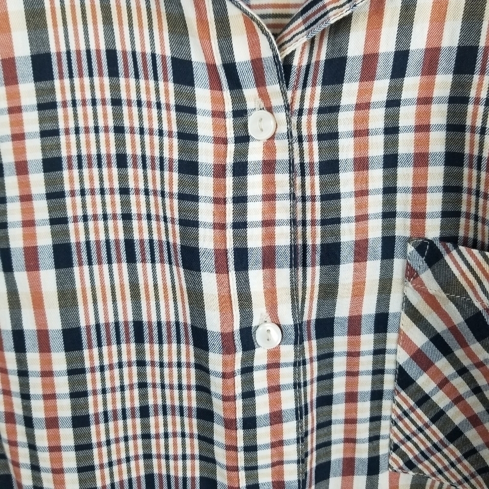 Lucky Brand Plaid Button Front Shirt - Picture 9 of 9